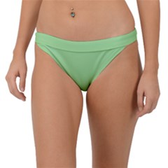 Granny Smith Apple Green	 - 	band Bikini Bottoms by ColorfulSwimWear