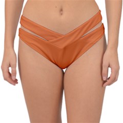 Halloween Orange	 - 	Double Strap Halter Bikini Bottoms