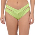 Mindaro Green	 - 	Double Strap Halter Bikini Bottoms View1