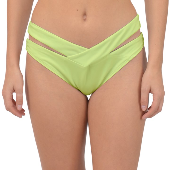 Mindaro Green	 - 	Double Strap Halter Bikini Bottoms