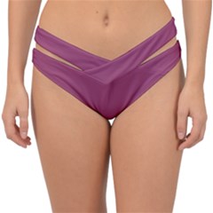 Magenta Haze Purple	 - 	double Strap Halter Bikini Bottoms by ColorfulSwimWear