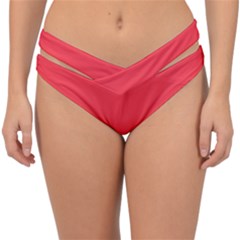 Red Salsa	 - 	double Strap Halter Bikini Bottoms by ColorfulSwimWear