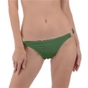 Crocodile Green	 - 	Ring Detail Bikini Bottoms View1