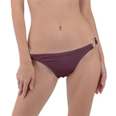 Bole Brown	 - 	ring Detail Bikini Bottoms by ColorfulSwimWear