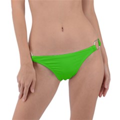 Nebula Green	 - 	ring Detail Bikini Bottoms by ColorfulSwimWear