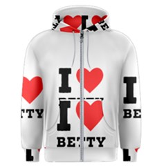 I Love Betty Men s Zipper Hoodie by ilovewhateva