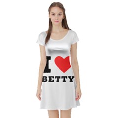 I Love Betty Short Sleeve Skater Dress by ilovewhateva