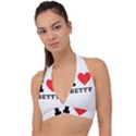 I love betty Halter Plunge Bikini Top View1