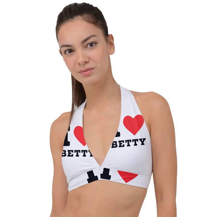 I love betty Halter Plunge Bikini Top