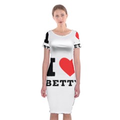 I Love Betty Classic Short Sleeve Midi Dress by ilovewhateva