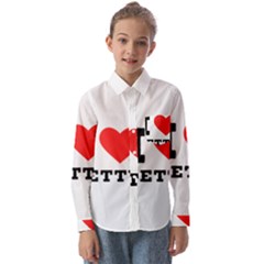 I Love Betty Kids  Long Sleeve Shirt by ilovewhateva