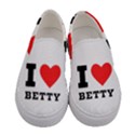 I love betty Women s Canvas Slip Ons View1