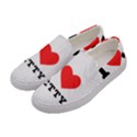 I love betty Women s Canvas Slip Ons View2