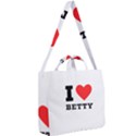 I love betty Square Shoulder Tote Bag View2