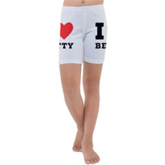 I Love Betty Kids  Lightweight Velour Capri Yoga Leggings by ilovewhateva