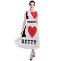 I love betty Round Neck Boho Dress View1