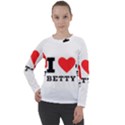 I love betty Women s Long Sleeve Raglan Tee View1