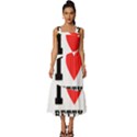 I love betty Square Neckline Tiered Midi Dress View1