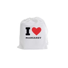 I love margaret Drawstring Pouch (Small)