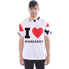 I love margaret Men s Sport Mesh Tee