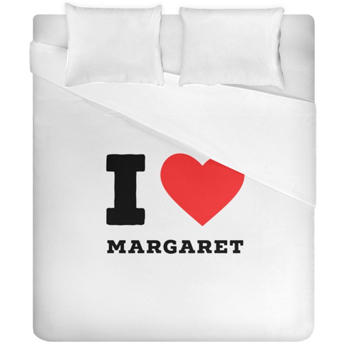 I love margaret Duvet Cover Double Side (California King Size)