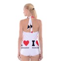 I love margaret Boyleg Halter Swimsuit  View2