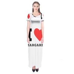 I love margaret Short Sleeve Maxi Dress