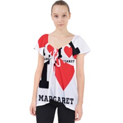 I love margaret Lace Front Dolly Top