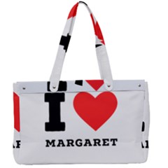 I love margaret Canvas Work Bag