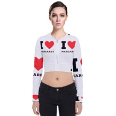 I Love Margaret Long Sleeve Zip Up Bomber Jacket by ilovewhateva