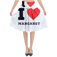 I love margaret Flared Midi Skirt