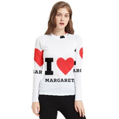 I love margaret Women s Long Sleeve Rash Guard