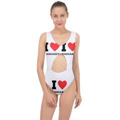 I love margaret Center Cut Out Swimsuit