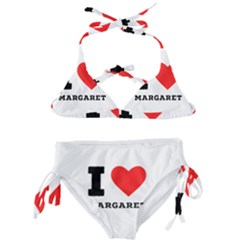 I love margaret Kids  Classic Bikini Set