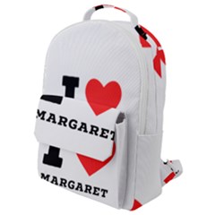 I love margaret Flap Pocket Backpack (Small)