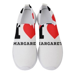 I love margaret Women s Slip On Sneakers