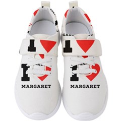 I love margaret Men s Velcro Strap Shoes