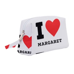 I love margaret Wristlet Pouch Bag (Medium)