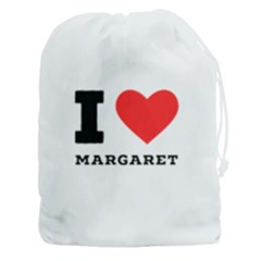 I love margaret Drawstring Pouch (3XL)