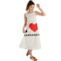 I love margaret Summer Maxi Dress