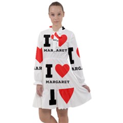 I love margaret All Frills Chiffon Dress