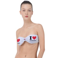 I love margaret Classic Bandeau Bikini Top 