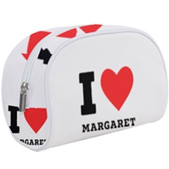 I love margaret Make Up Case (Large)