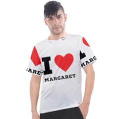 I love margaret Men s Sport Top