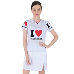 I love margaret Women s Sports Top