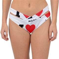 I love margaret Double Strap Halter Bikini Bottoms