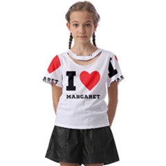 I love margaret Kids  Front Cut Tee