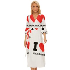 I love margaret Midsummer Wrap Dress