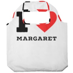 I love margaret Foldable Grocery Recycle Bag