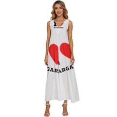 I love margaret V-Neck Sleeveless Loose Fit Overalls